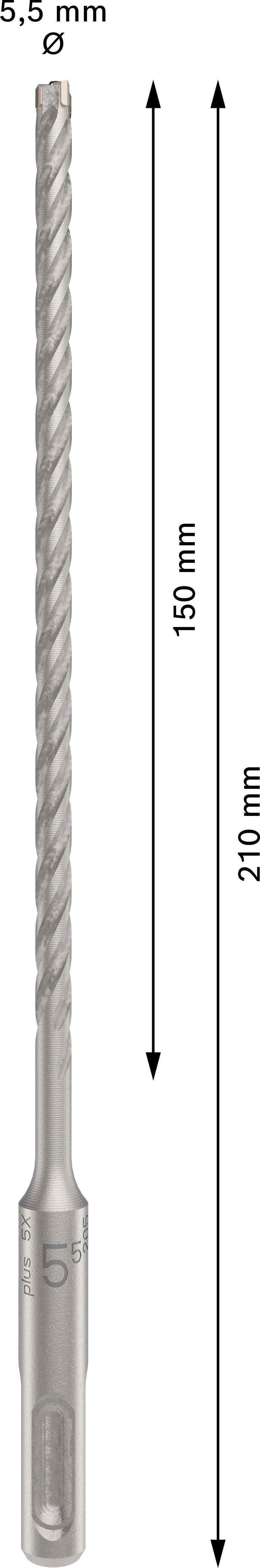 Bosch 5X drill bit – 5.5x150x210