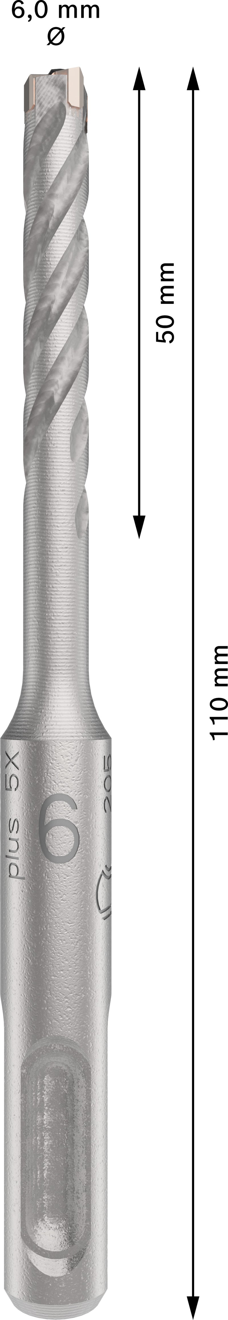 Bosch 5X drill bit - 6x50x110