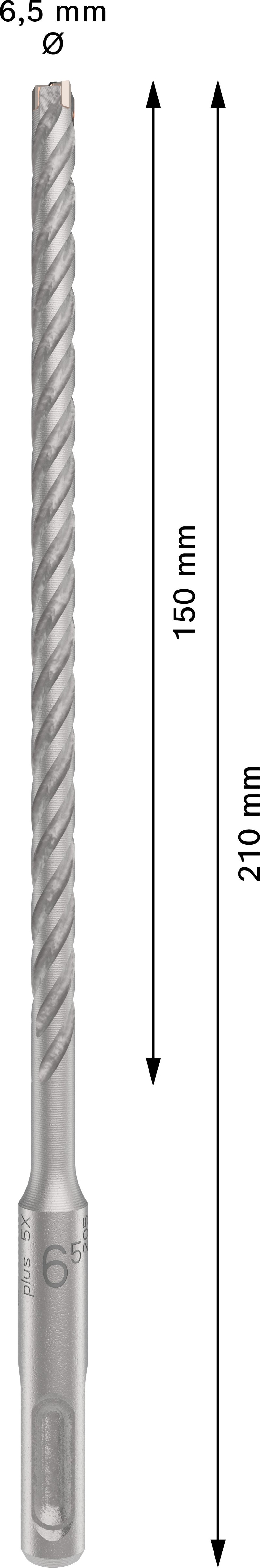 Bosch SDSplus hammer drill bit D6.5x150x210