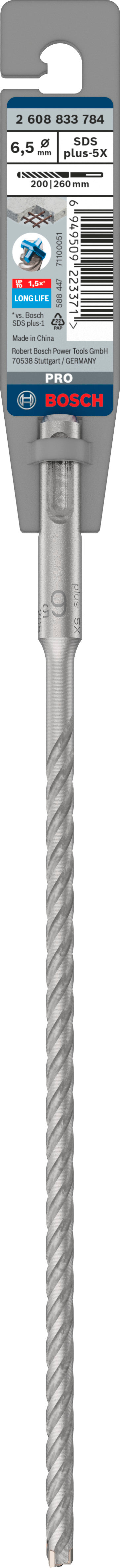 Broca para taladro percutor Bosch SDSplus D6,5x200x260