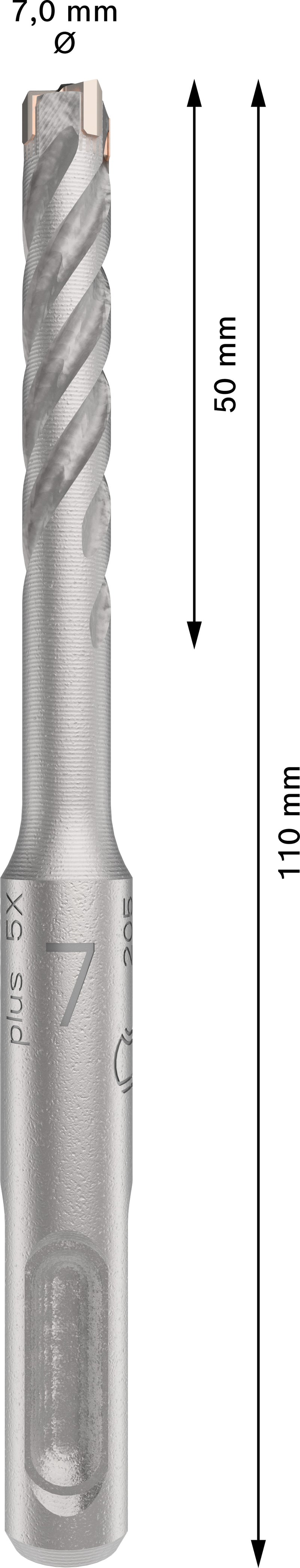 Bosch SDSplus hammer drill bit D7x50x110