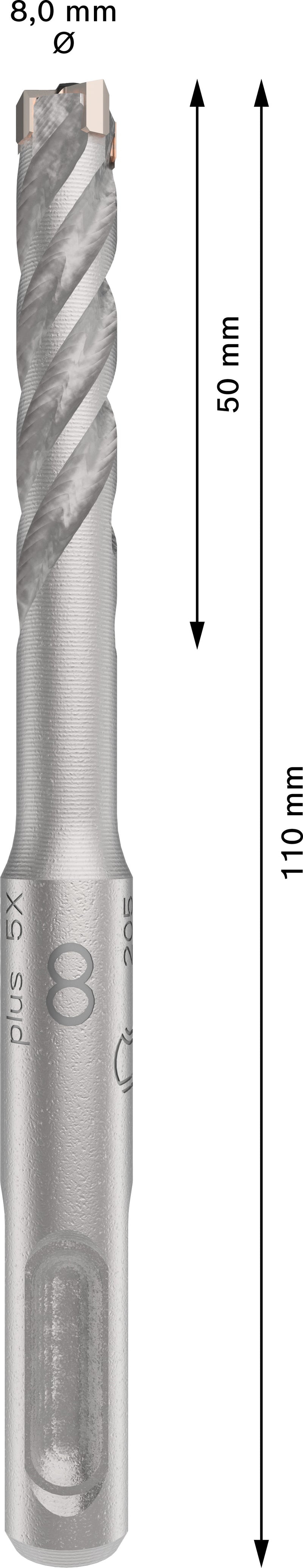 Bosch 5X drill bit - 8x50x110