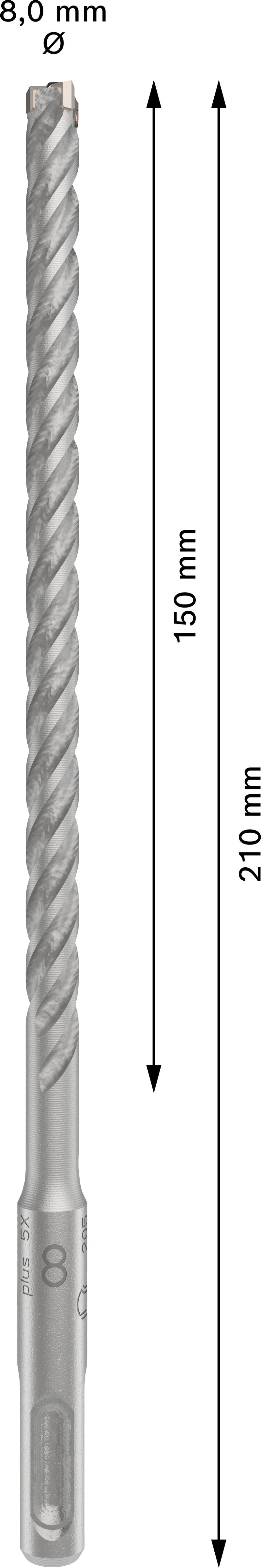 Bosch 5X drill bit - 8x150x210