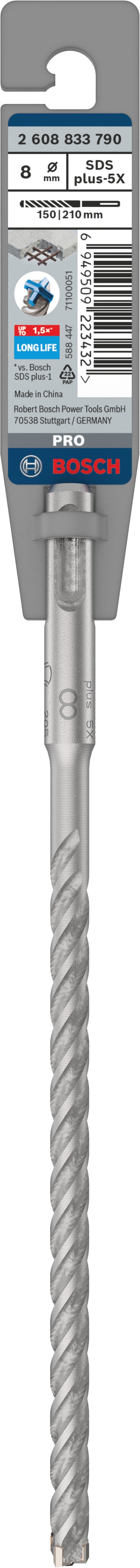 Bosch 5X drill bit - 8x150x210