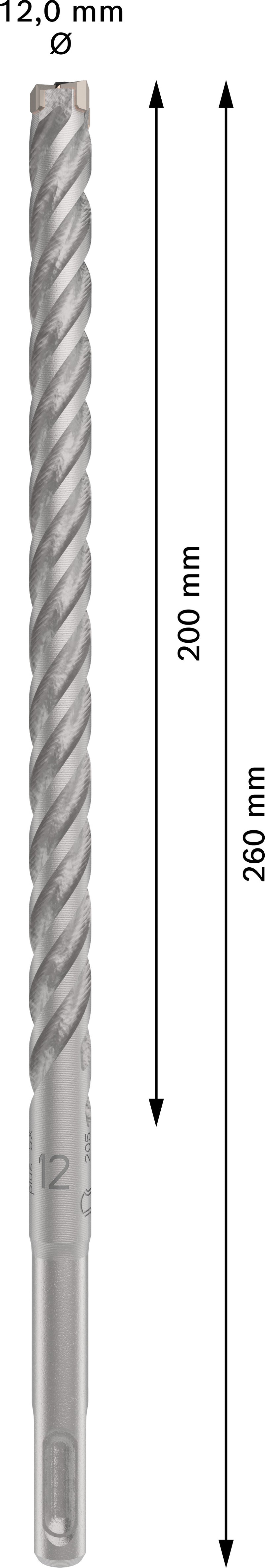 Broca Bosch 5X - 12x200x260