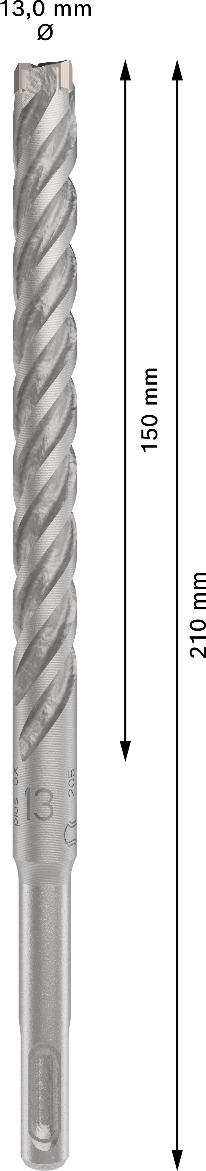 Bosch SDSplus hammer drill bit D13x150x210