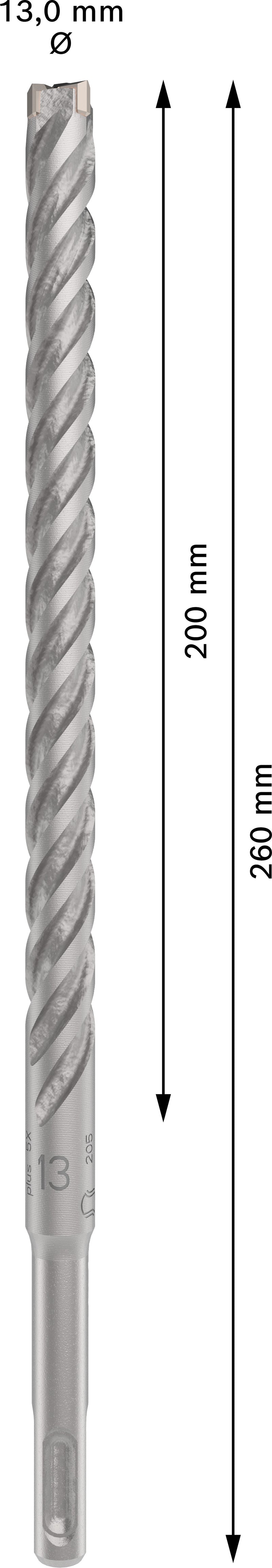 Bosch SDSplus hammer drill bit D13x200x260