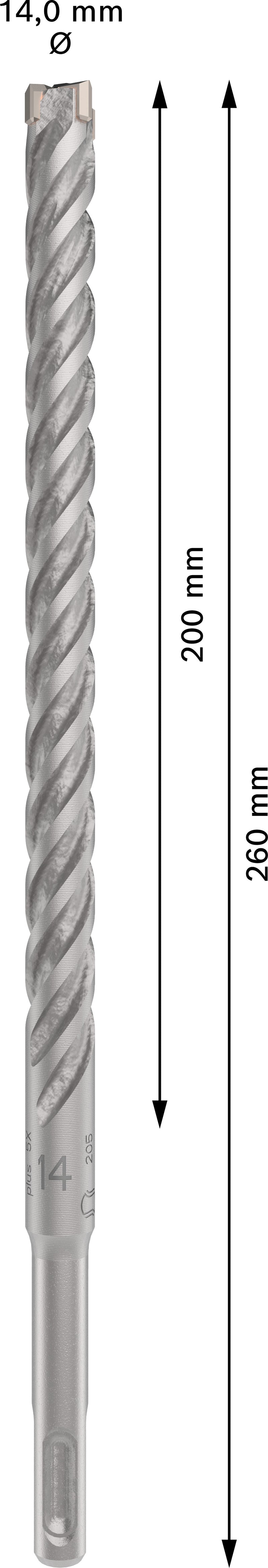 Bosch 5X drill bit – 14x200x260