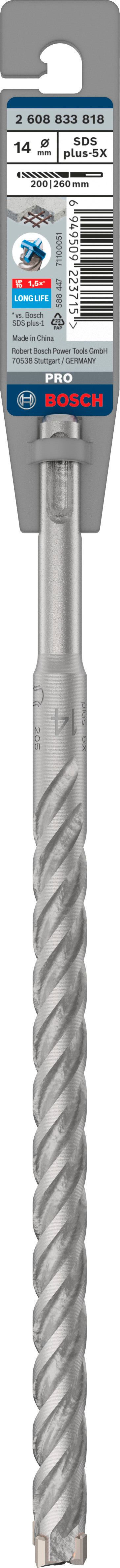 Bosch 5X drill bit – 14x200x260