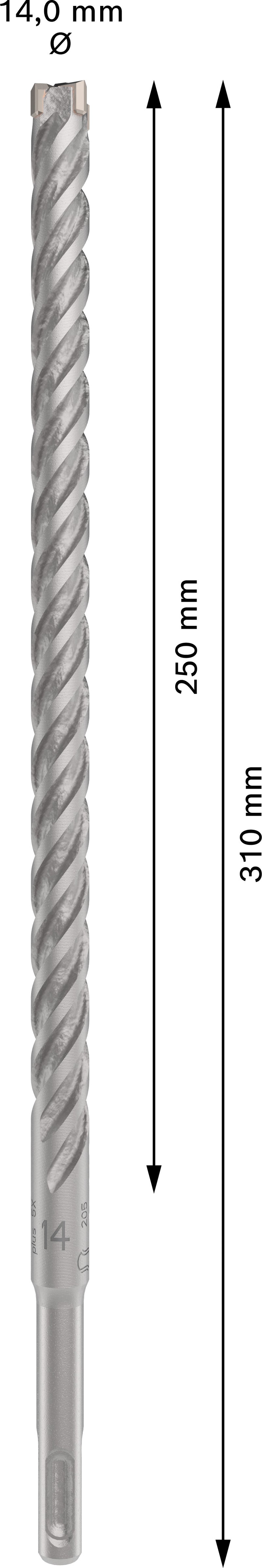 Bosch 5X drill bit – 14x250x310