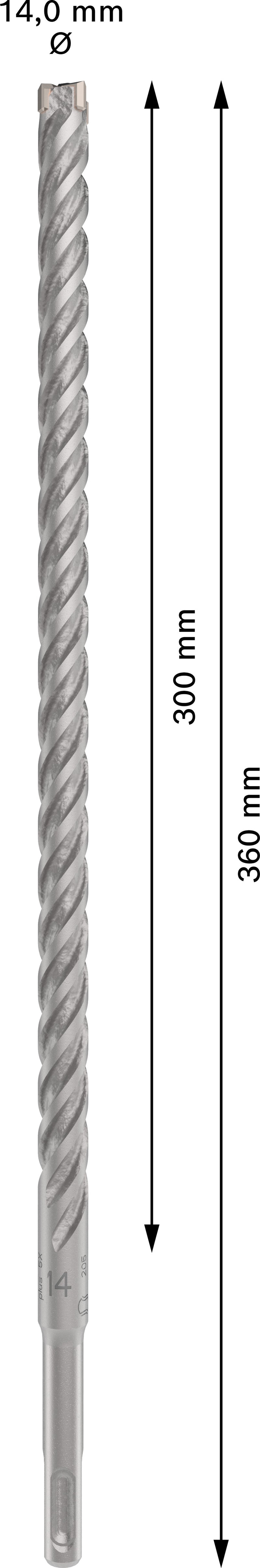 Bosch 5X drill bit – 14x300x360