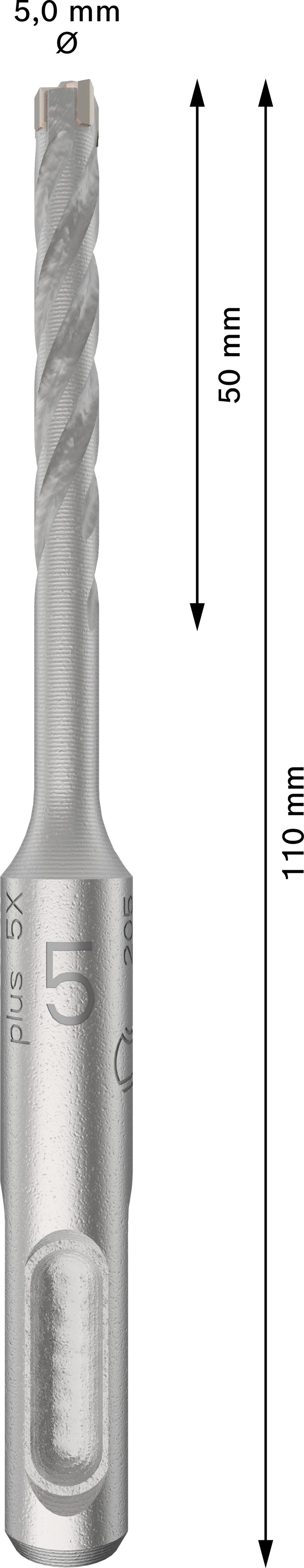 Bosch SDS plus-5X hammer bits 10pcs 5x50x110