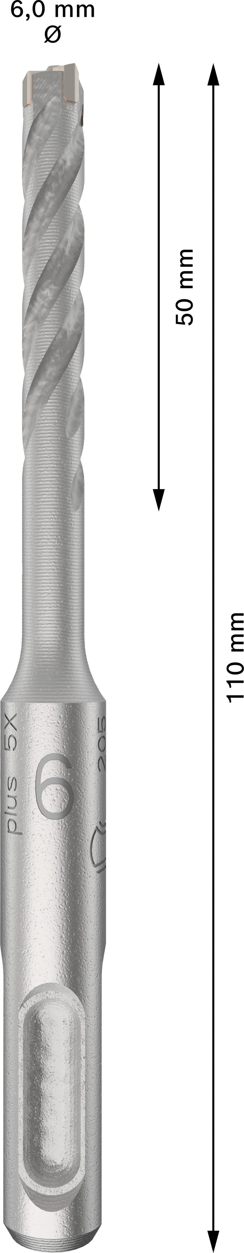 Bosch SDS plus-5X hammer bits 10pcs 6x50x110