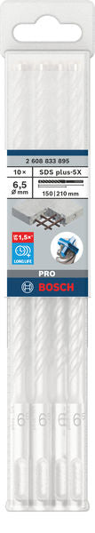 Bosch SDS plus-5X hammerbits 10pcs 6.5x150x210