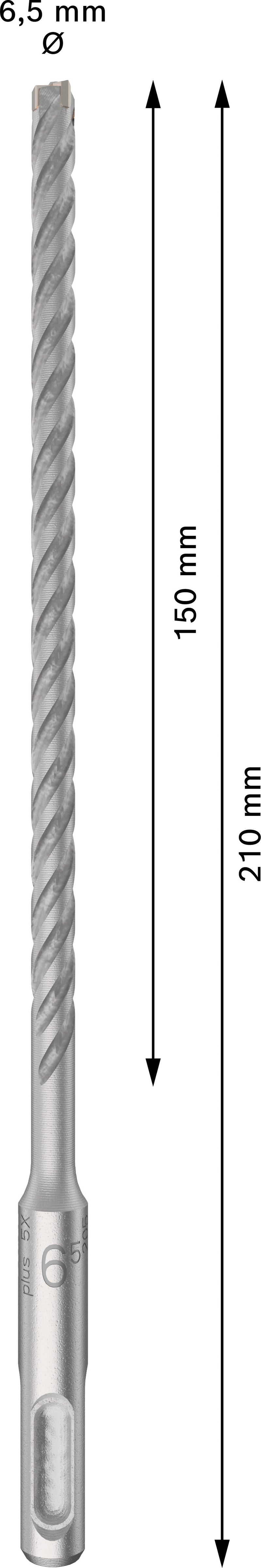 Bosch SDS plus-5X hammerbits 10pcs 6.5x150x210