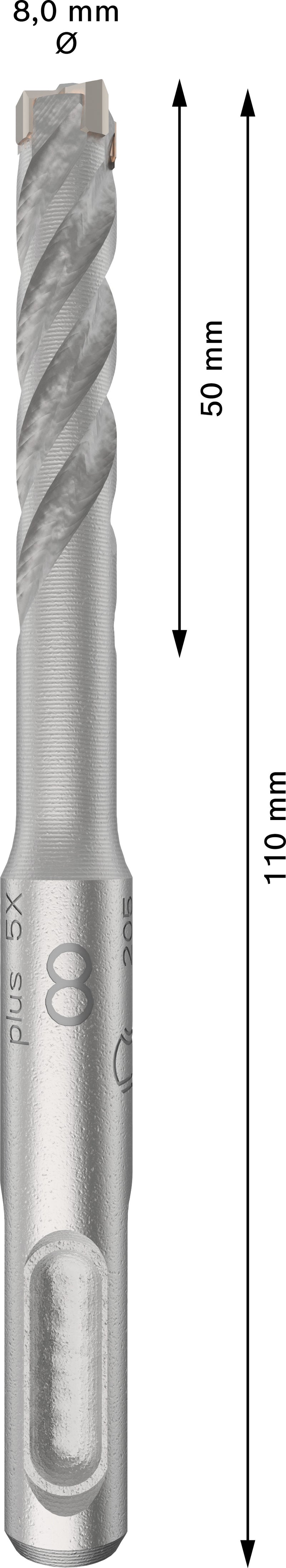 Bosch SDS plus-5X hammer bits 10pcs 8x50x110