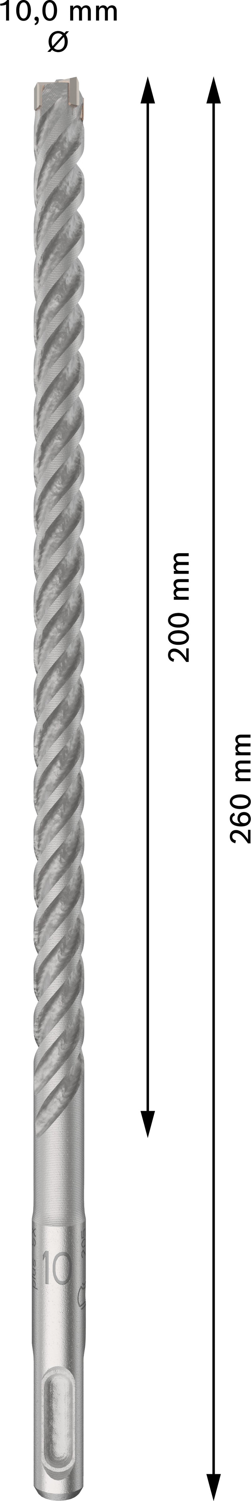 Brocas de martillo Bosch SDS plus-5X (10 unidades, 10 x 200 x 260)
