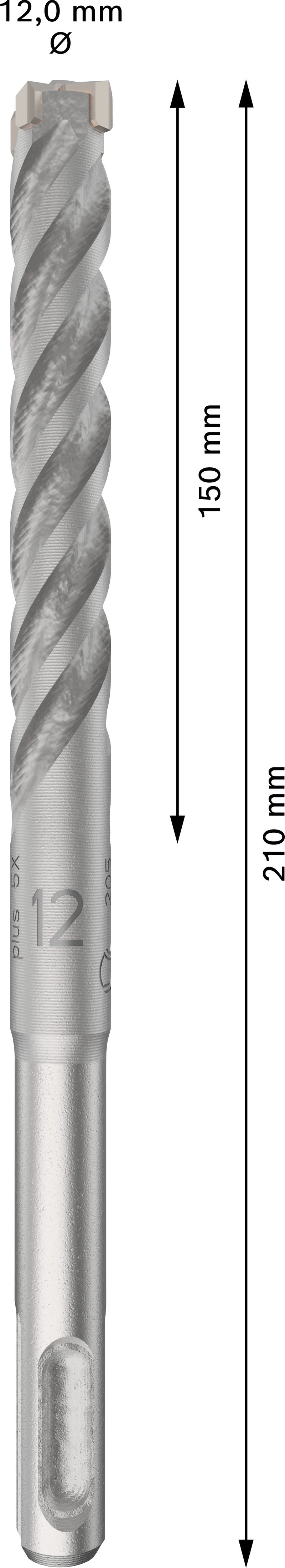 Brocas de martillo Bosch SDS plus-5X (10 unidades, 12 x 150 x 210)