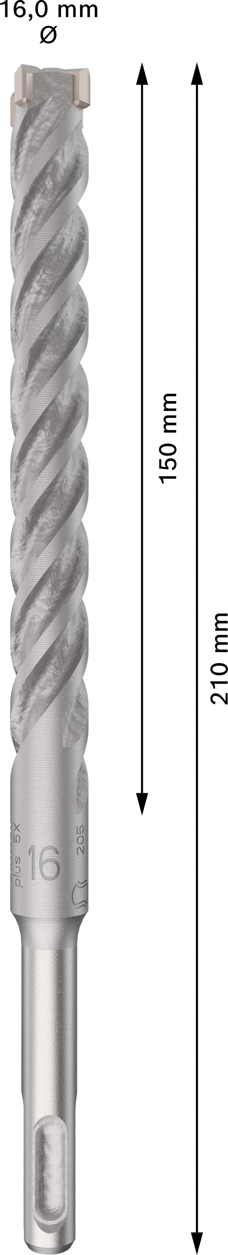 Bosch SDS plus-5X hammer bits 10pcs 16x150x210