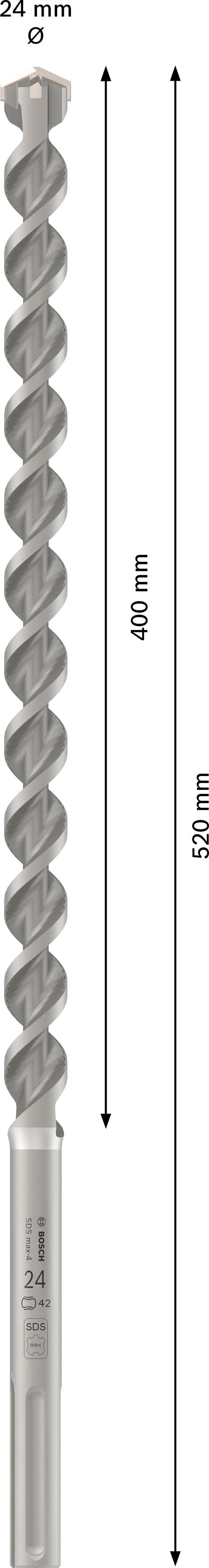 Bosch Rotary hammer bit M4 24x520