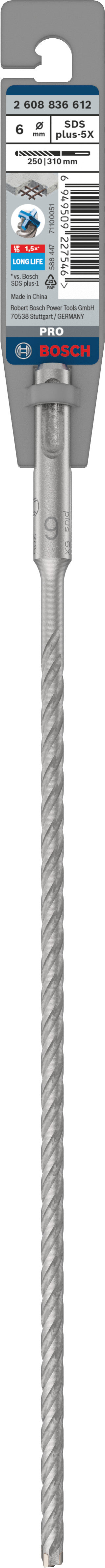 Bosch SDSplus hammer drill bit 6x310