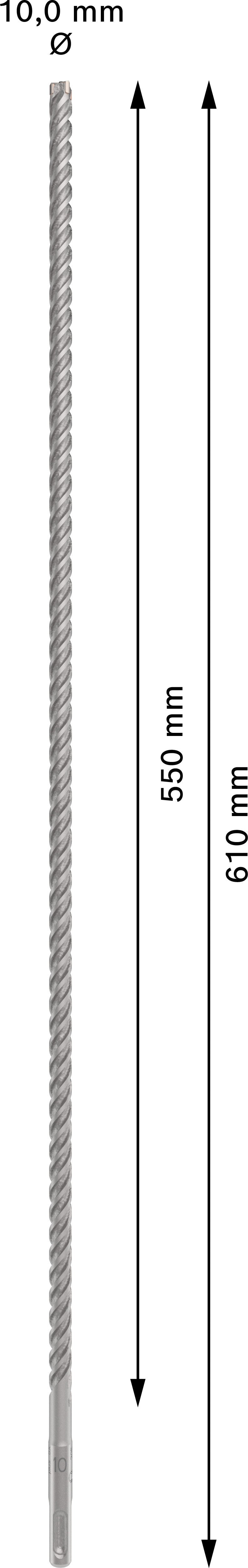 Broca Bosch SDS plus-5X 10x550x610