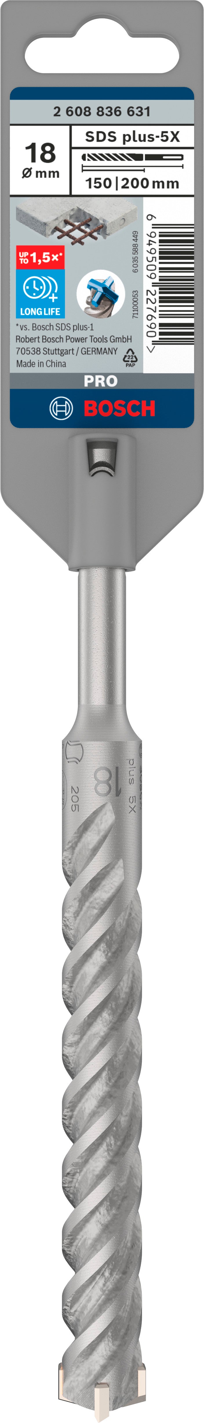 Broca Bosch SDS plus-5X 18x150x200