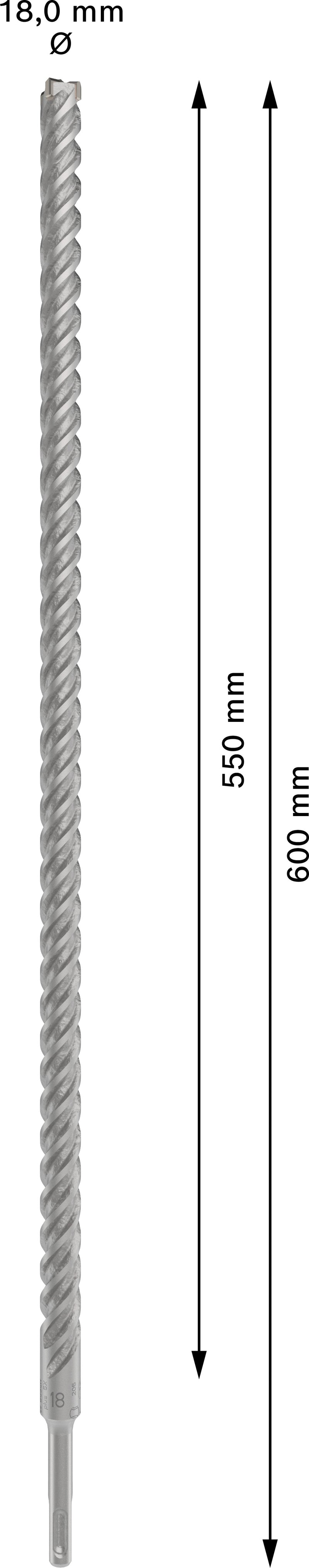 Broca para taladro percutor Bosch SDSplus D18x550x600