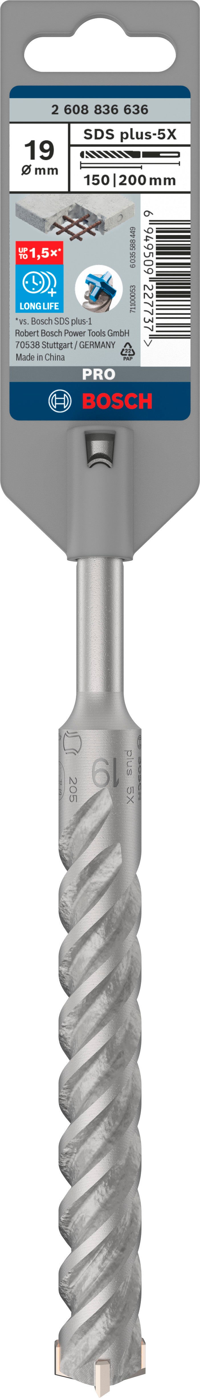 Broca Bosch SDS plus-5X 19x150x200