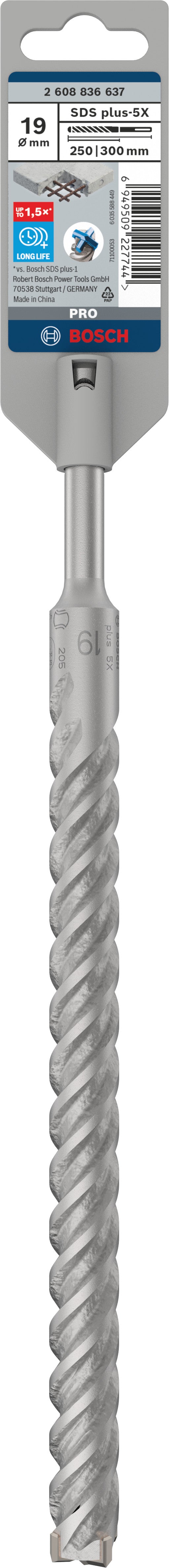 Bosch SDS plus-5X drill bit 19x250x300