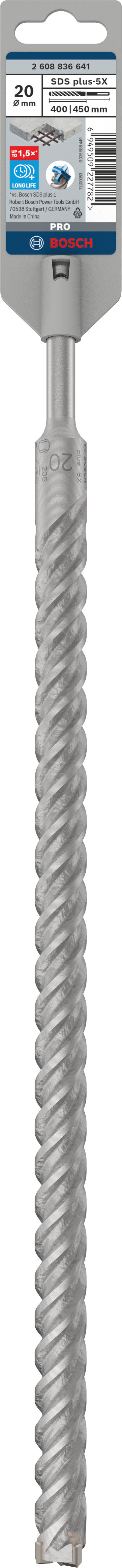 Broca Bosch SDS plus-5X 20x400x450