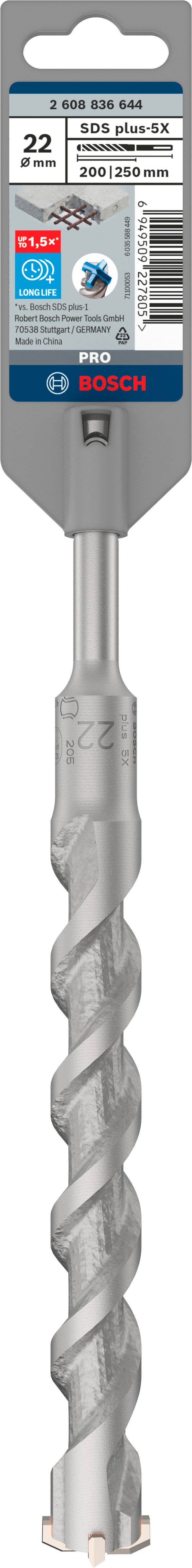 BROCA Bosch SDS PLUS-5X 22x200x250