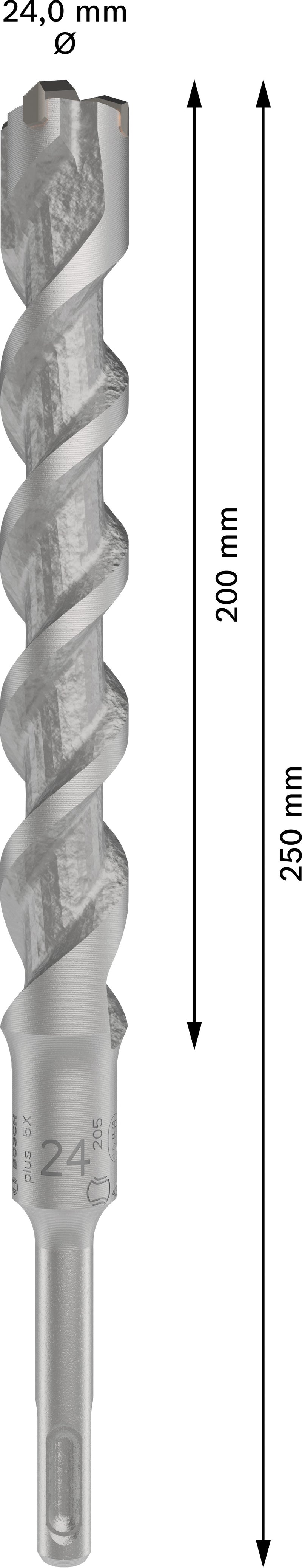 Bosch SDS plus-5X drill bit 24x200x250