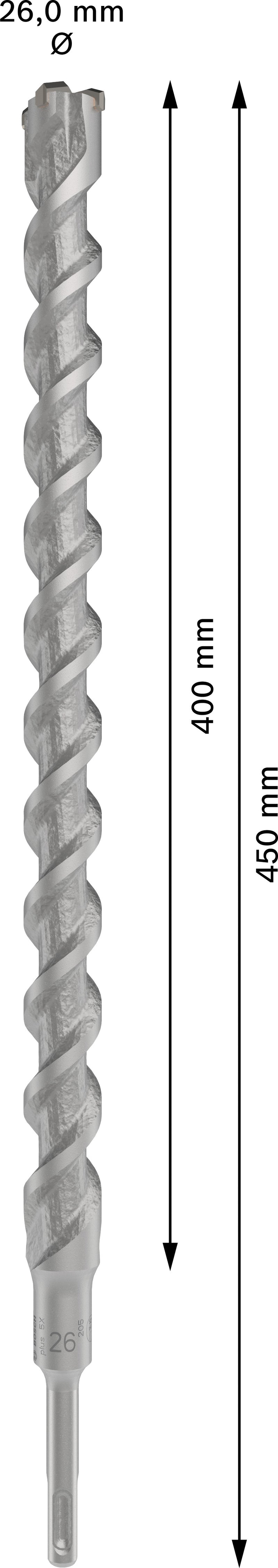 Bosch SDSplus hammer drill bit D26x400x450