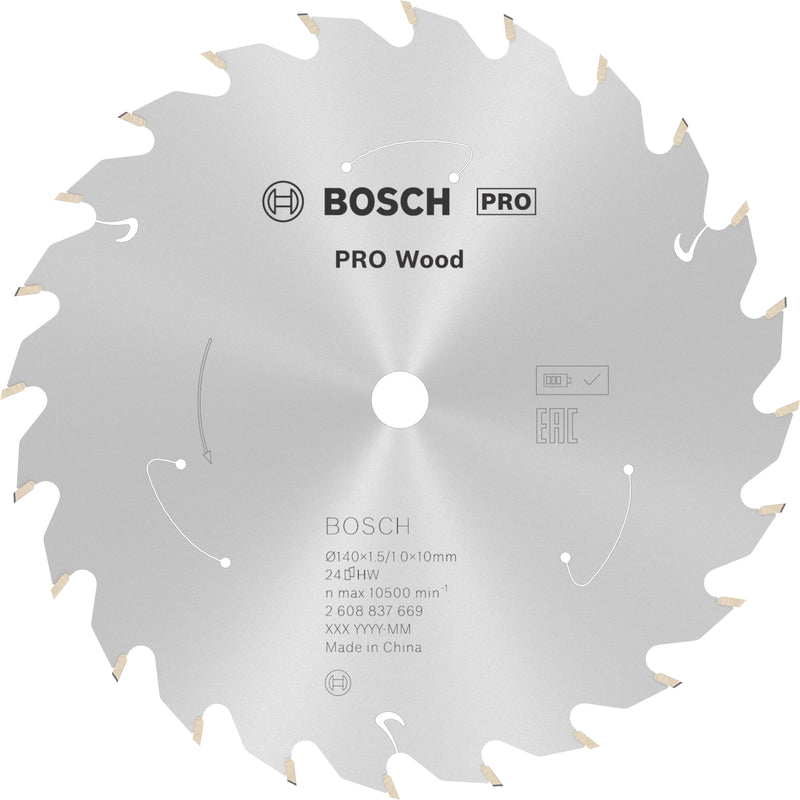 Bosch Circular Saw Blade ST WO H 140x10 T24