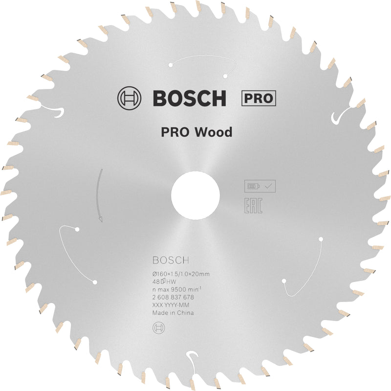 Bosch Circular Saw Blade ST WO H 160x20 T48