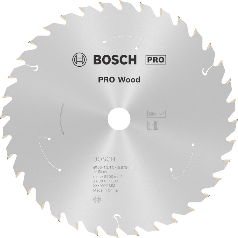 Bosch Circular Saw Blade ST WO H 165x16 T36