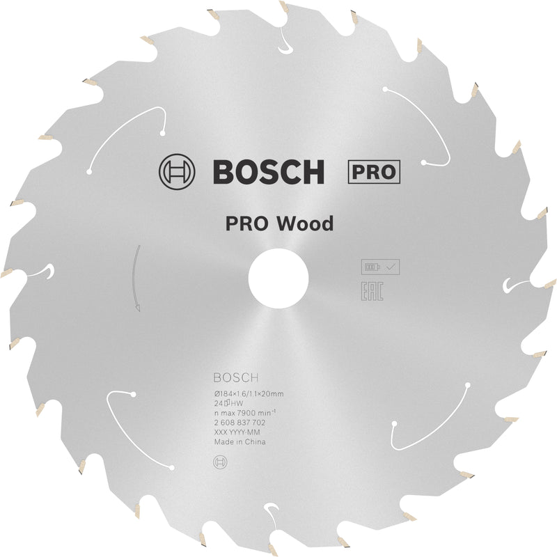 Bosch Circular Saw Blade ST WO H 184x20 T24