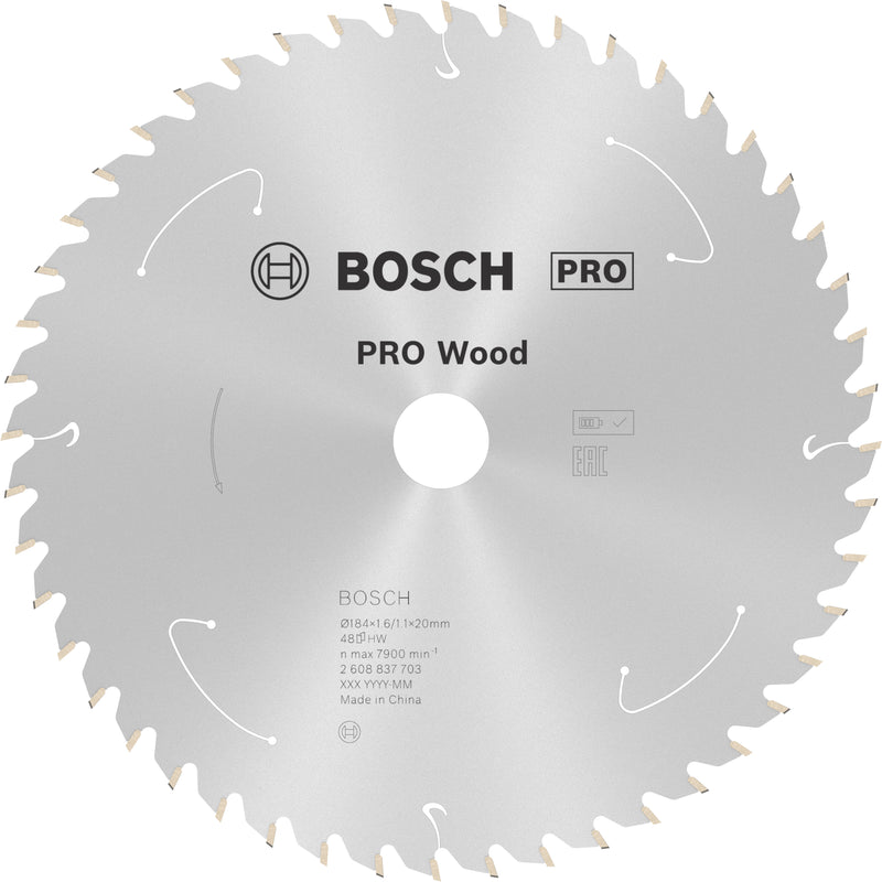 Bosch Circular Saw Blade ST WO H 184x20 T48