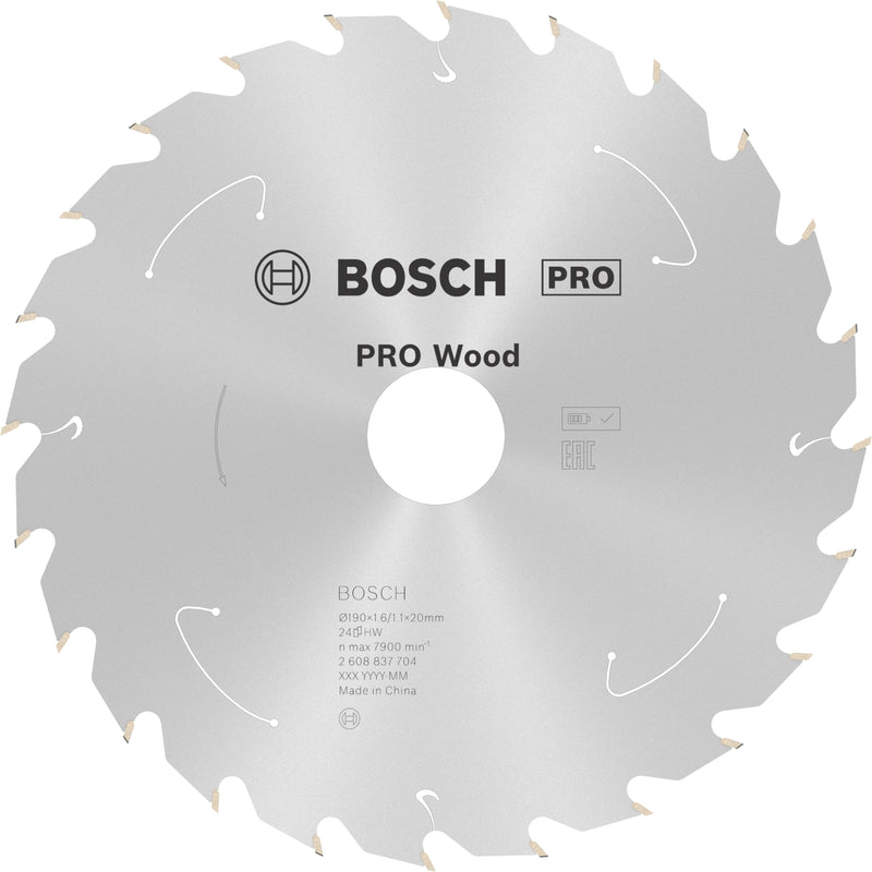 Bosch Circular Saw Blade ST WO H 190x20 T24