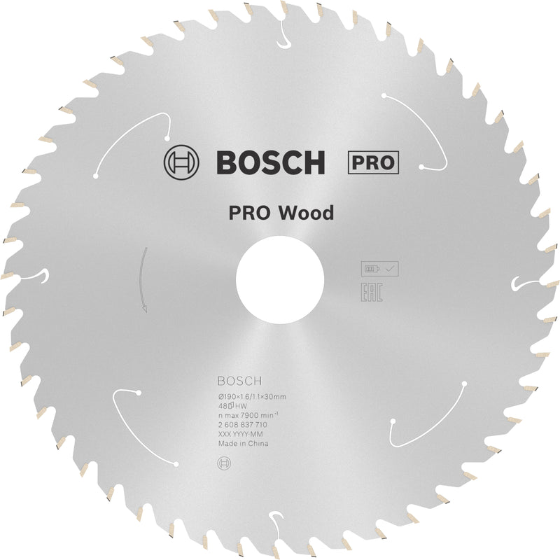 Bosch Circular Saw Blade ST WO H 190x30 T48