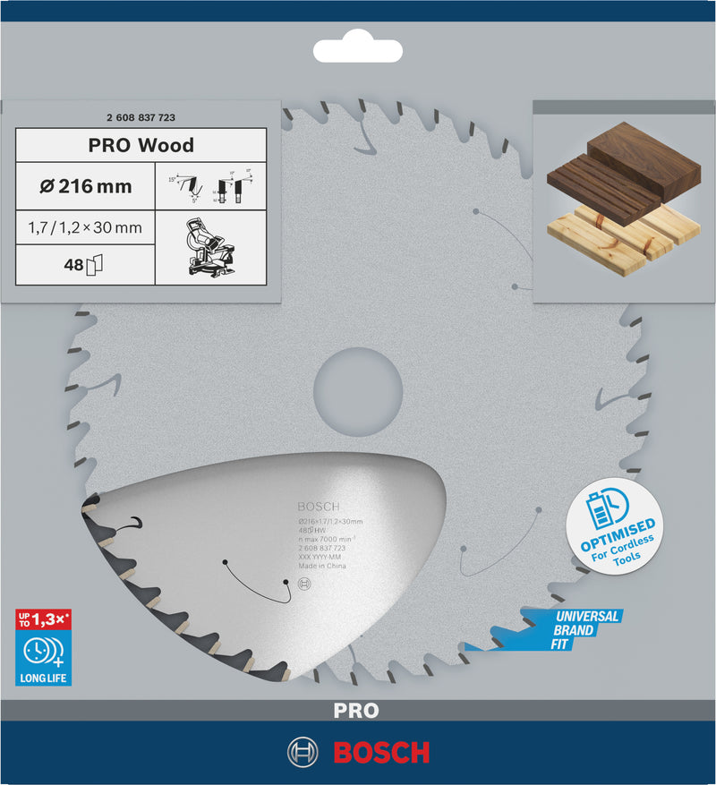 Bosch Circular Saw Blade ST WO B 216x30 T48
