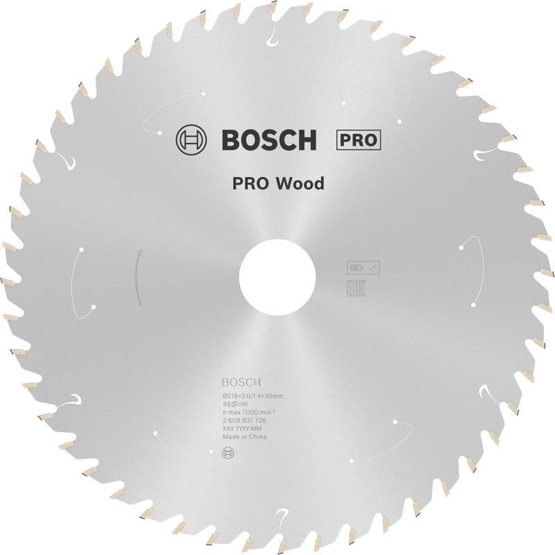 Bosch Circular Saw Blade ST WO T 216x30 T48