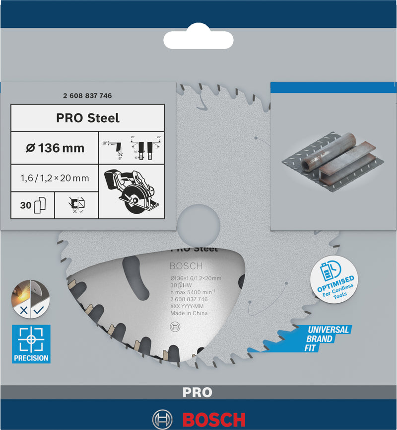 Bosch circular Saw Blade ST ST H 136x20 T30