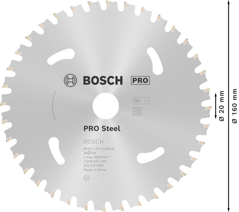 Bosch Circular Saw Blade ST ST H 160x20 T36