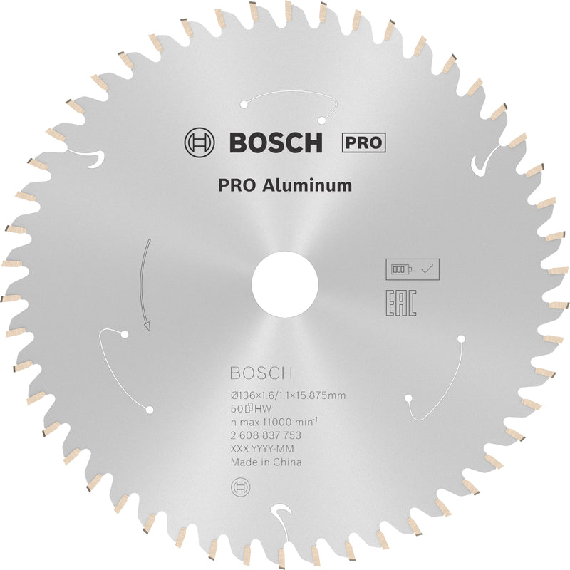 Bosch Circular Saw Blade ST AL H 136x16 T50
