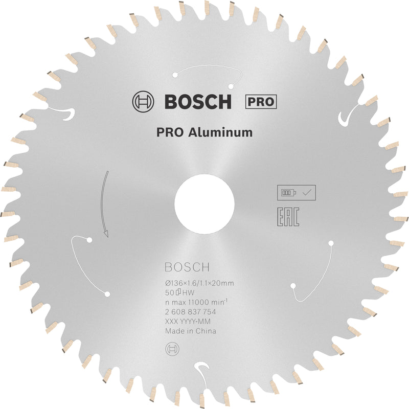 Bosch Circular Saw Blade ST AL H 136x20 T50