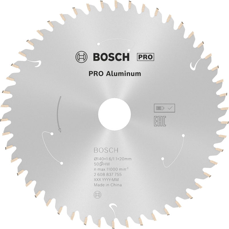 Bosch Circular Saw Blade ST AL H 140x20 T50