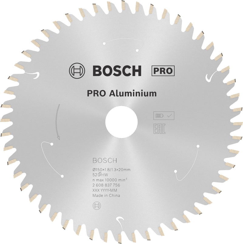Bosch Circular Saw Blade ST AL H 150x20 T52