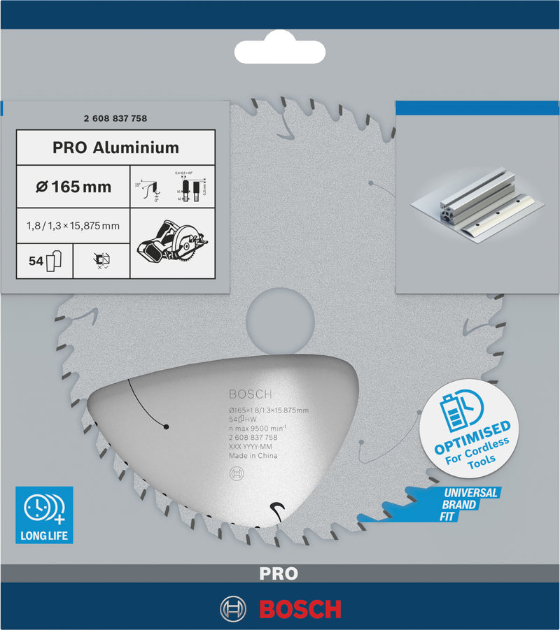 Bosch Circular Saw Blade ST AL H 165x16 T54